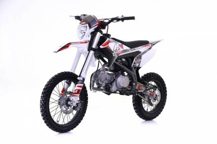 Мотоцикл Кроссовый Apollo Tracker 125LE, 17/14 (Красный/Белый) MSD