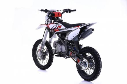 Мотоцикл Кроссовый Apollo Tracker 125LE, 17/14 (Красный/Белый) MSD