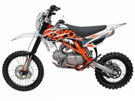 Питбайк KAYO BASIC K125EM 17/14 KRZ (механ. сцепл., эл. стартер 2024 г.) (, заводская упаковка, 1560012-789-2468) MSD (12М)