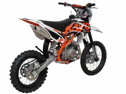 Питбайк KAYO BASIC K125EM 17/14 KRZ (механ. сцепл., эл. стартер 2024 г.) (, заводская упаковка, 1560012-789-2468) MSD (12М)