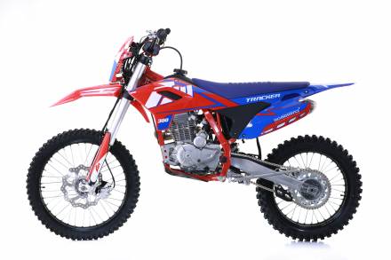 Мотоцикл Кроссовый Apollo Tracker PR300LE, 21/18 (Красный/Cиний) MSD