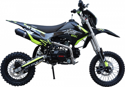 Питбайк BSE EXA SA 14/12 Green (Полуавтоматическая КПП) MSD