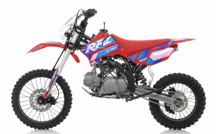 Питбайк, Мотоцикл Кроссовый Apollo RFZ START 125LE, 17/14 (Красный) MSD