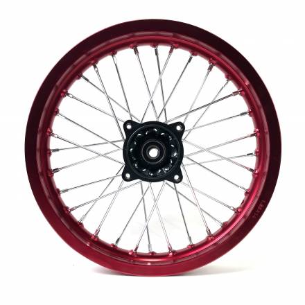 Диск 14&quot;х1,85 задний диск. торм. аллюминий KAYO красный
