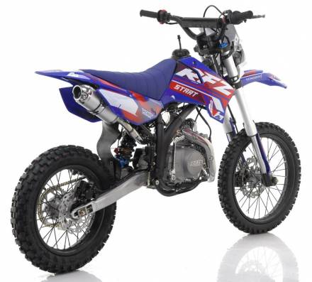 Питбайк, Мотоцикл Кроссовый Apollo RFZ START 125LE, 17/14 (Синий) MSD