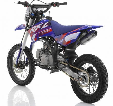 Питбайк, Мотоцикл Кроссовый Apollo RFZ START 125LE, 17/14 (Синий) MSD