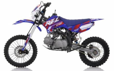 Питбайк, Мотоцикл Кроссовый Apollo RFZ START 125LE, 17/14 (Синий) MSD