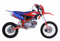 Мотоцикл Кроссовый Apollo Tracker 125LE, 17/14 (Красный/Cиний) MSD