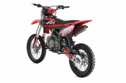 Мотоцикл Кроссовый Apollo Tracker 125LE, 17/14 (Красный/Черный) MSD