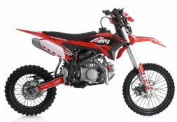 Мотоцикл Кроссовый Apollo Tracker 125LE, 17/14 (Красный/Черный) MSD