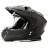 Шлем мото мотард HIZER J6802 #3 (XL) matt black (2 визора)
