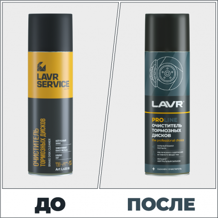 LAVR Очиститель тормозных дисков PROline, 650 мл
