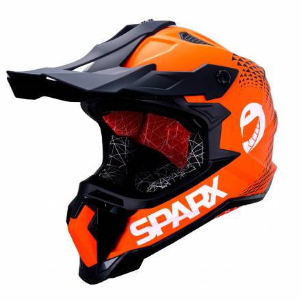 Шлем эндуро SPARX Raptor (JH-601) (оранжево-черный, L)