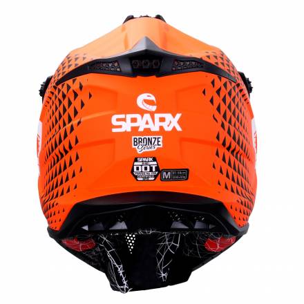 Шлем эндуро SPARX Raptor (JH-601) (оранжево-черный, L)