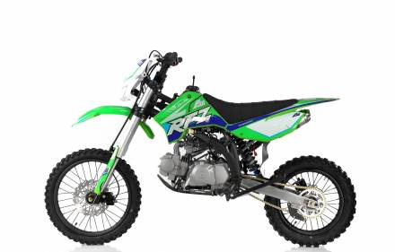 Мотоцикл Кроссовый Apollo RFZ START 150X-LE, 17/14 (Зеленый) MSD