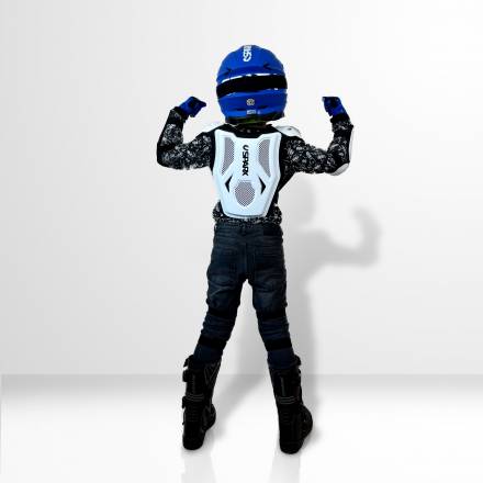 Комплект (наколенники, налокотники, панцирь) SPARX BA11 K (белый, L/XL)