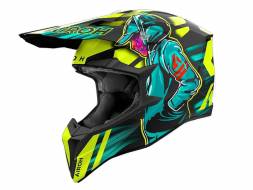 Шлем AIROH WRAAAP CYBER (YELLOW MATT Кросс-эндуро Термопластик XL)