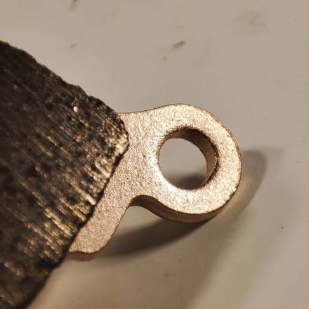 Колодки задние медные (Sintering process)