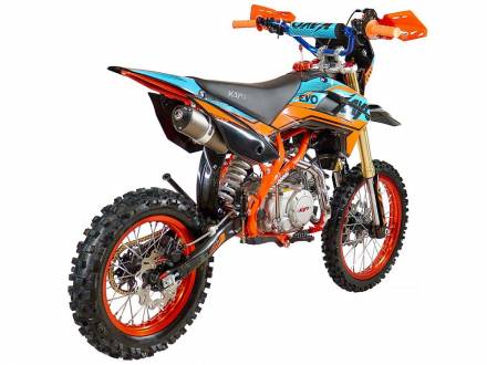 Питбайк KAYO EVOLUTION YX140EM 17/14 KRZ (механ, сцепл., эл. стартер 2022г.) MSD (EV14)
