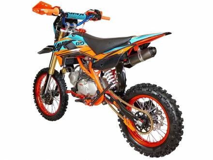 Питбайк KAYO EVOLUTION YX140EM 17/14 KRZ (механ, сцепл., эл. стартер 2022г.) MSD (EV14)