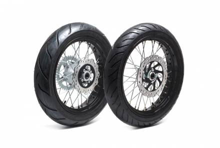 Колеса МОТАРД Sport 003, Athlete (диски алюминий с шиной 110/70-17, 130/70-17) Ось 15/17