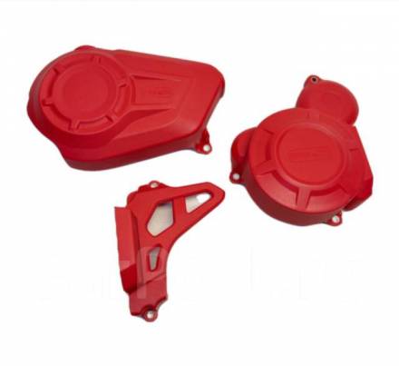 Крышки защитные на двигатель ZS PR c балансирным валом Regulmoto (Красный, , 845214-3)