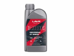 Моторное масло RIDE UNIVERSAL 4T 10W50 SM LAVR MOTO, 1 л / Ln7753