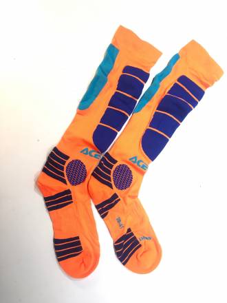 Гольфы кроссовые Acerbis MX IMPACT Orange/Blue. S/M (39-41)